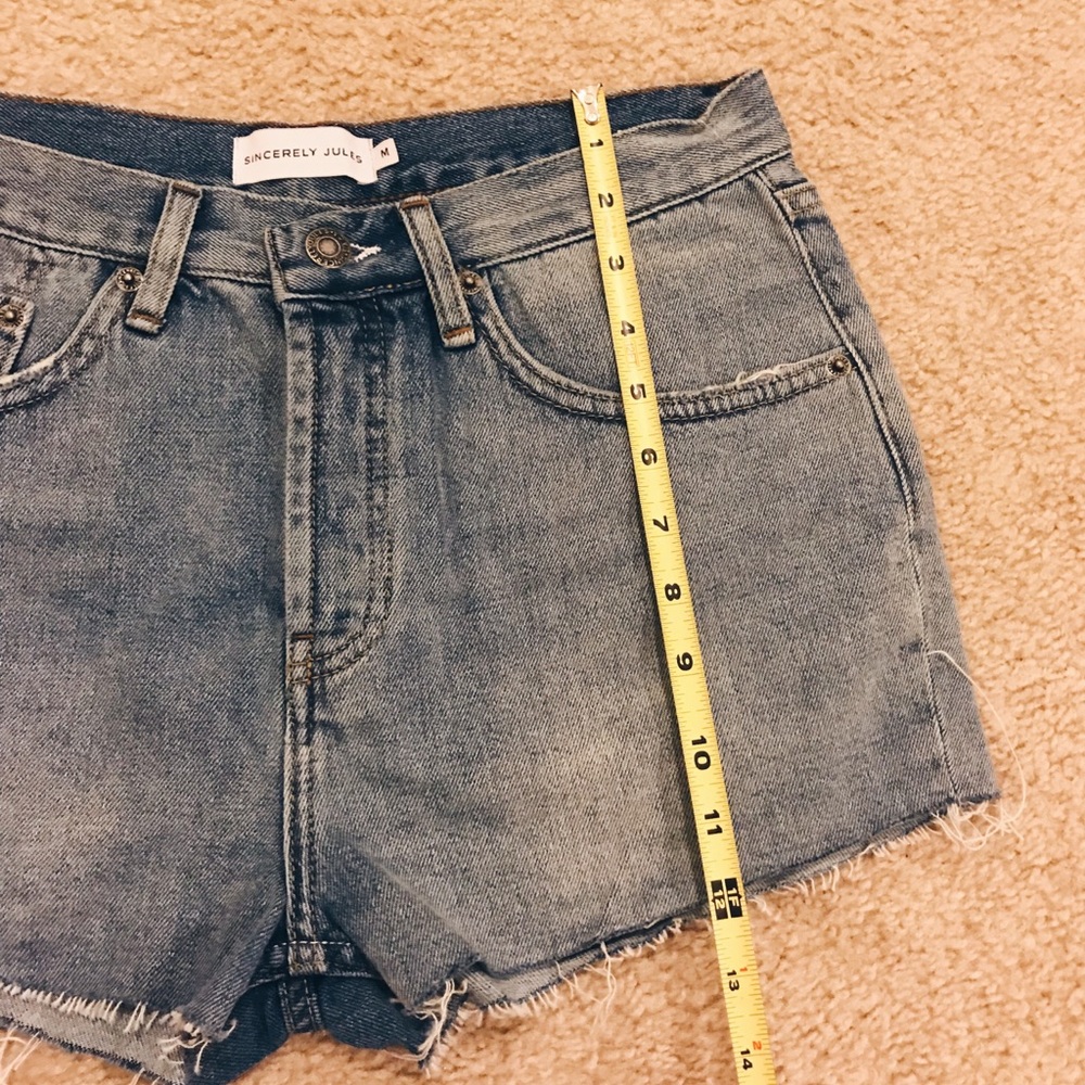 ⚡️ Sincerely Jules Denim Blue Blogger Shorts - Picture 7 of 8
